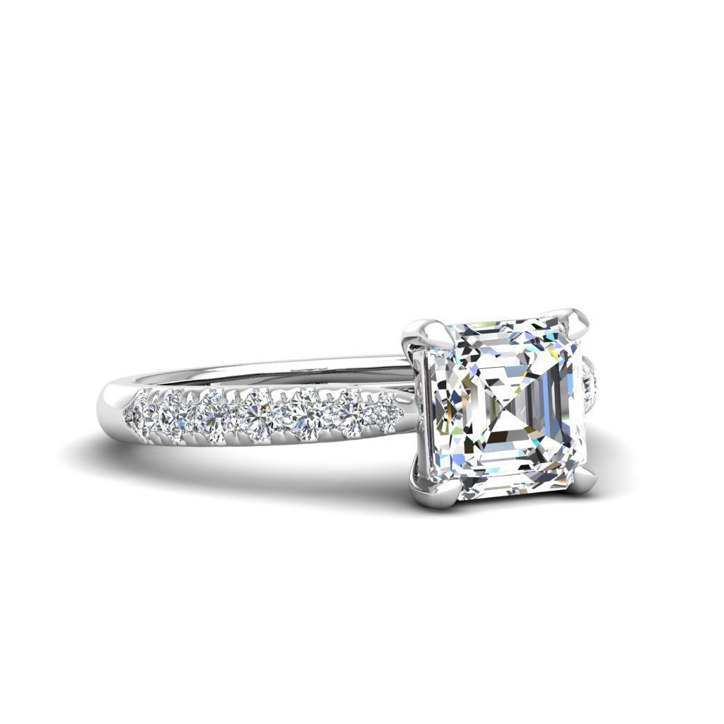 Engagement ring Emily ascher 3D print model_21