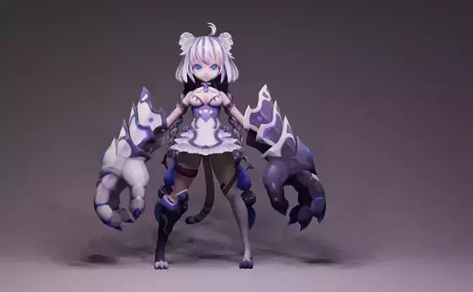 Anime Character - FF White Tiger