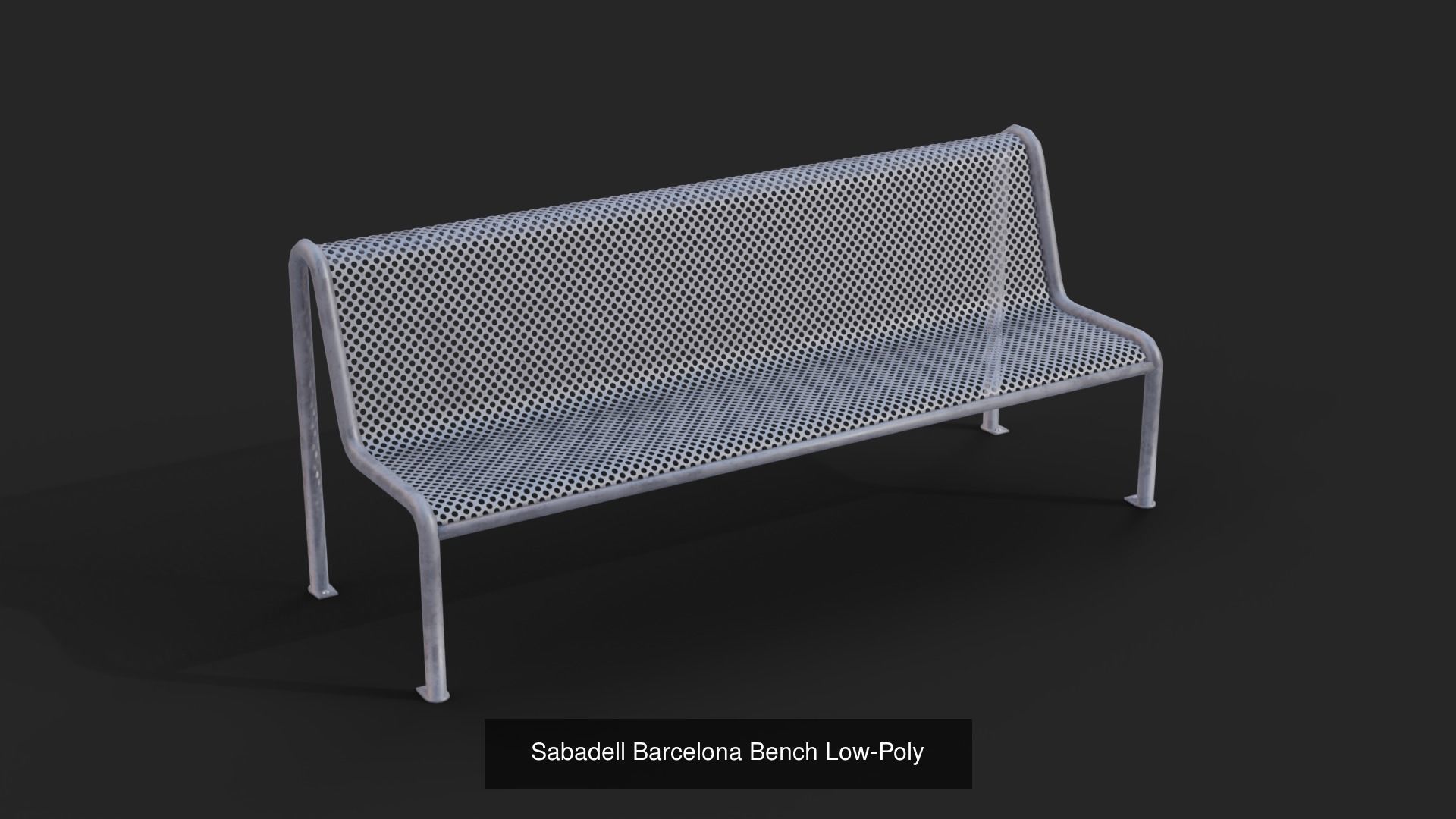 Collection of 32 Benches and Chairs Low Poly _13