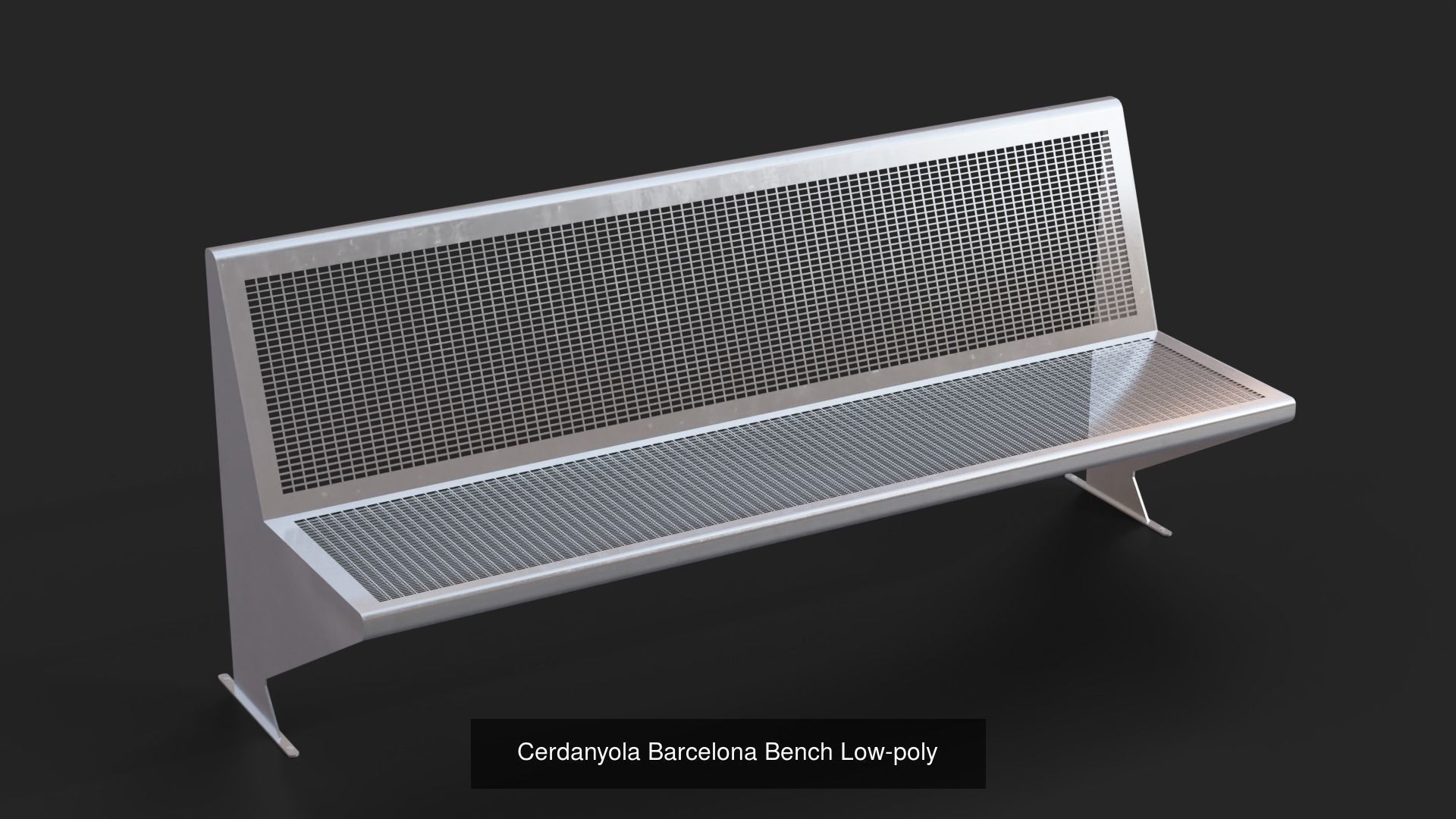 Collection of 32 Benches and Chairs Low Poly _2