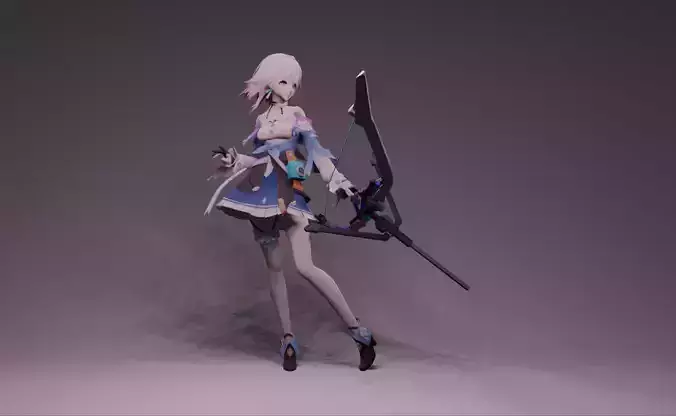 Anime Character - HSR March 7th 3D model