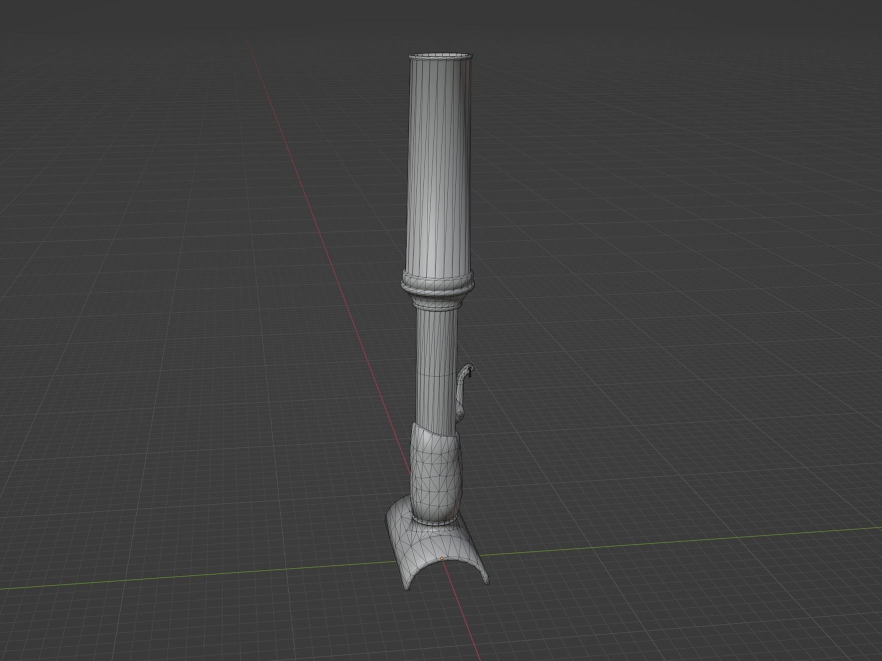 Type 89 grenade discharger Low-poly 3D model_4