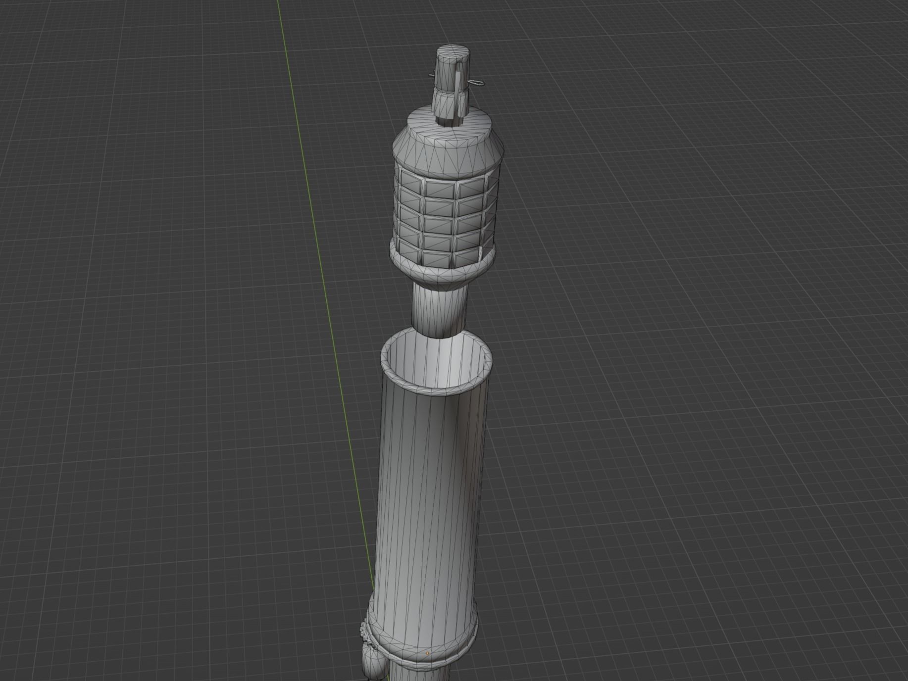 Type 89 grenade discharger Low-poly 3D model_9