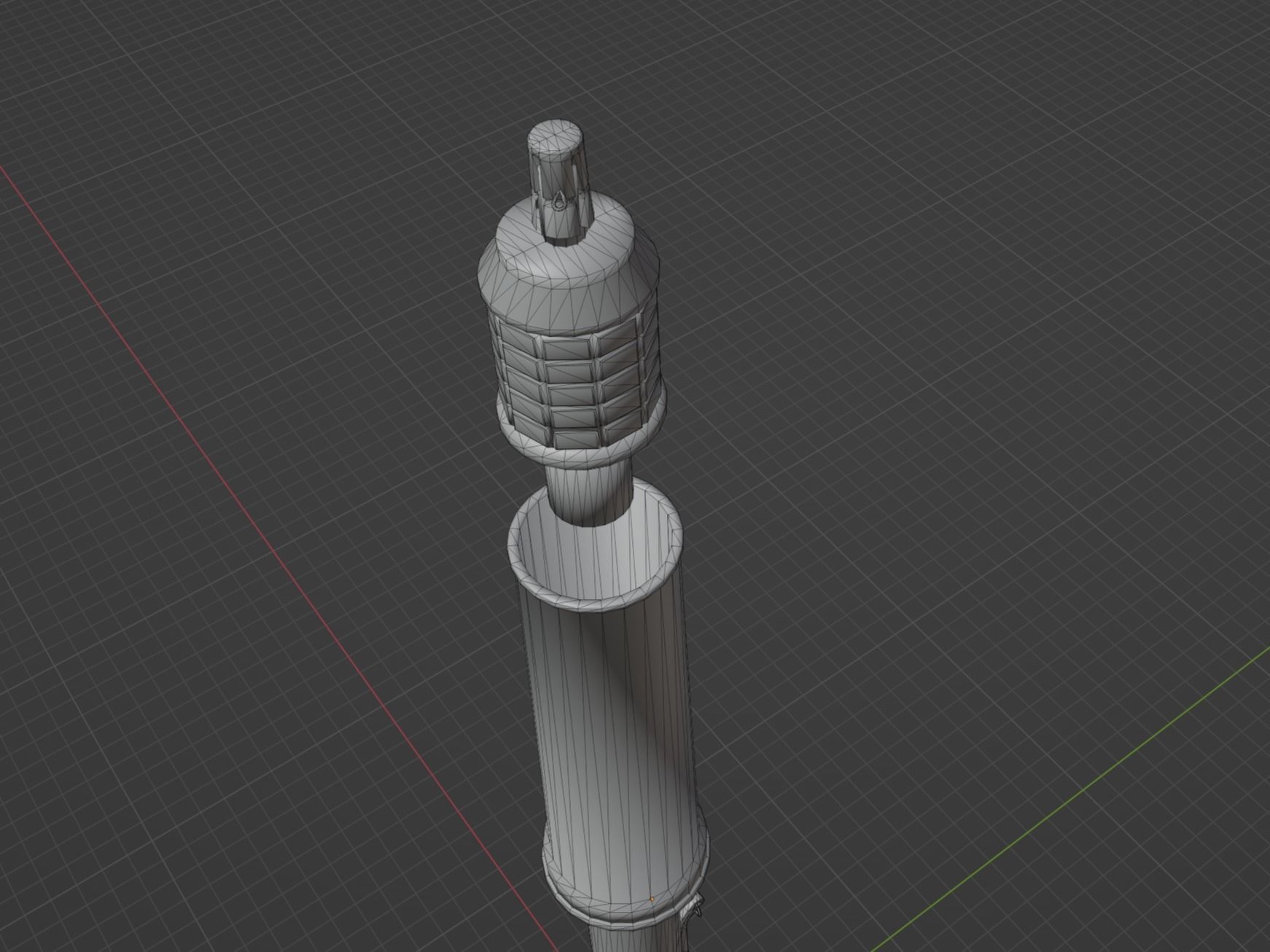 Type 89 grenade discharger Low-poly 3D model_8
