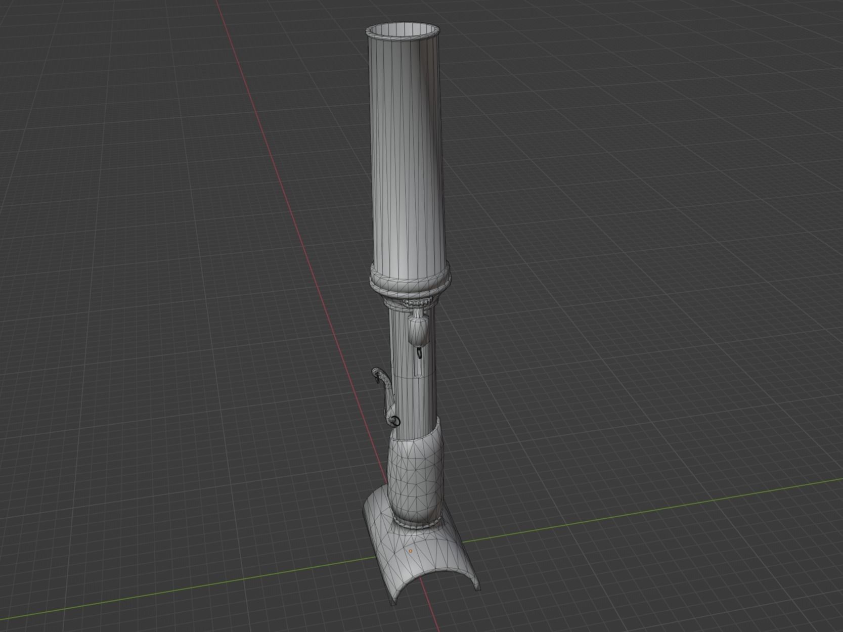 Type 89 grenade discharger Low-poly 3D model_1