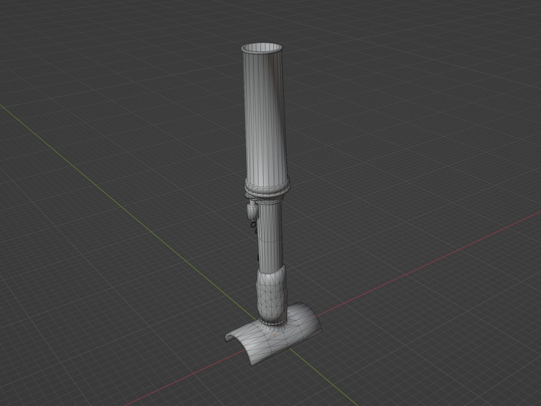 Type 89 grenade discharger Low-poly 3D model_2
