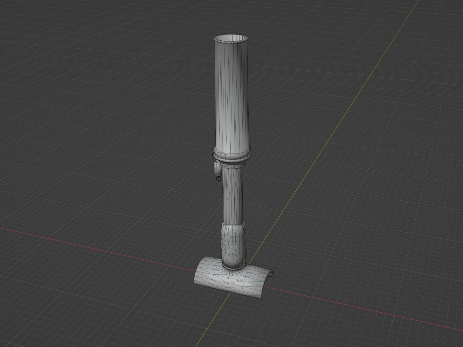Type 89 grenade discharger Low-poly 3D model_3
