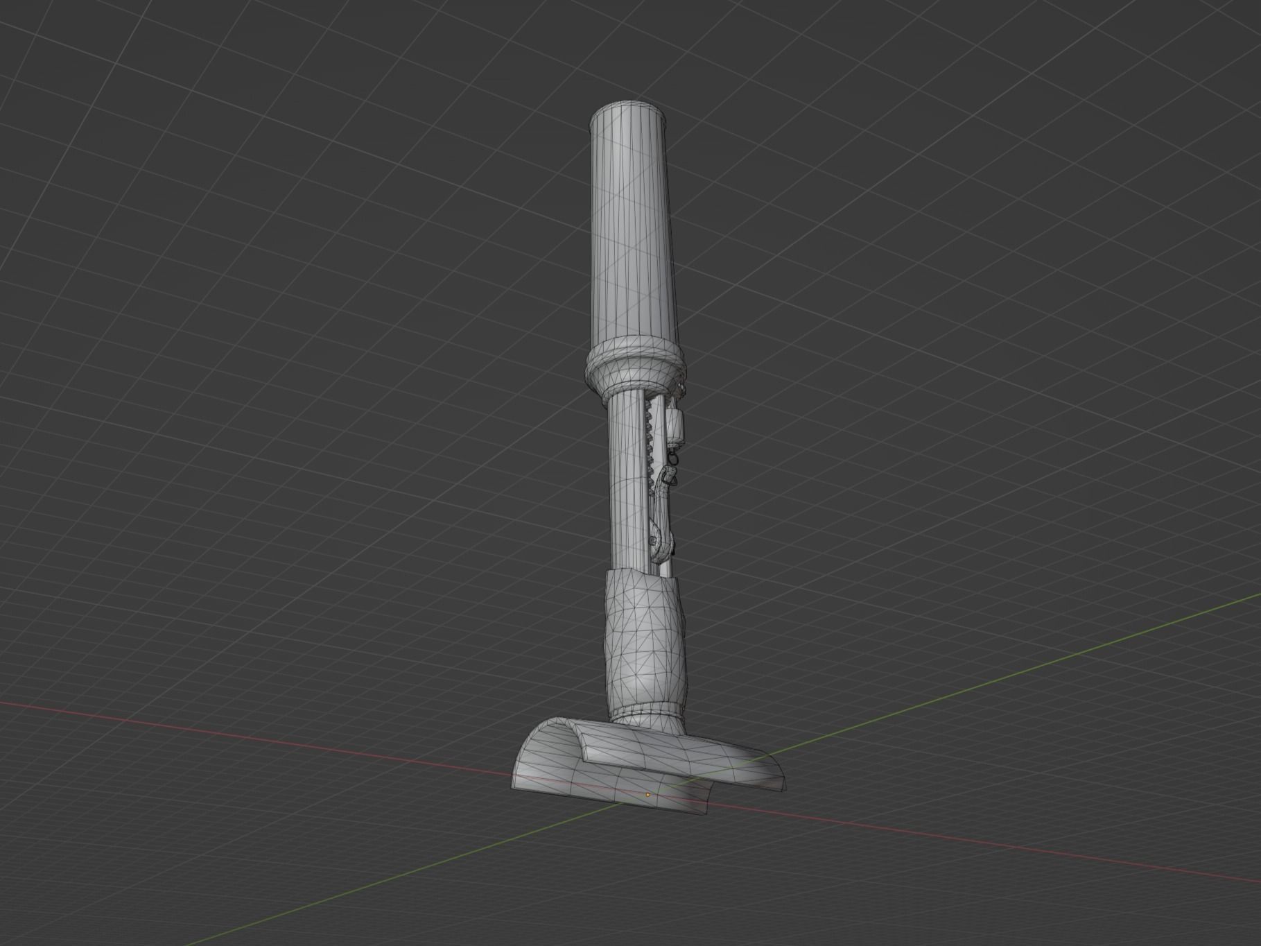 Type 89 grenade discharger Low-poly 3D model_5