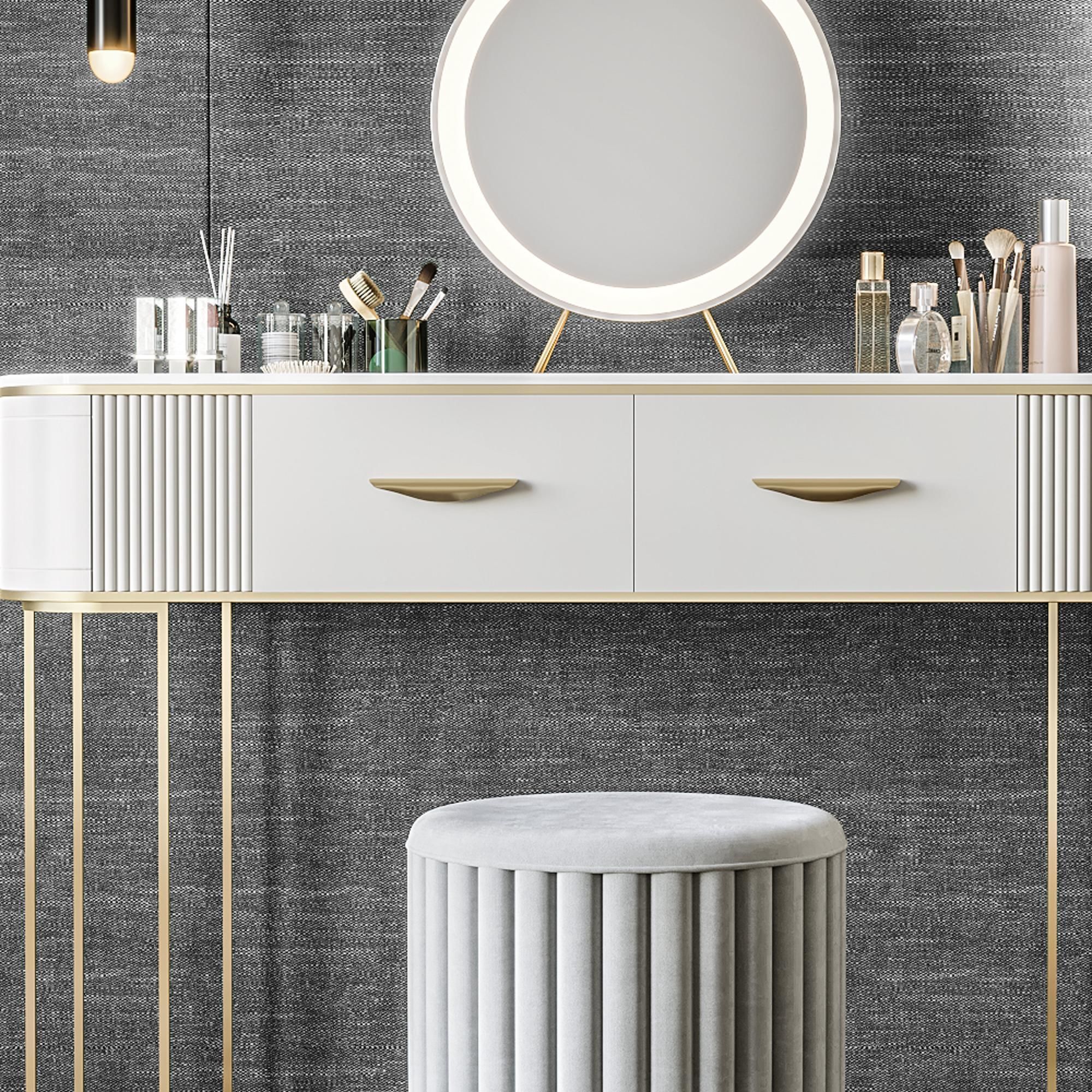 Modern Table Dressing Luxury 3D model_1