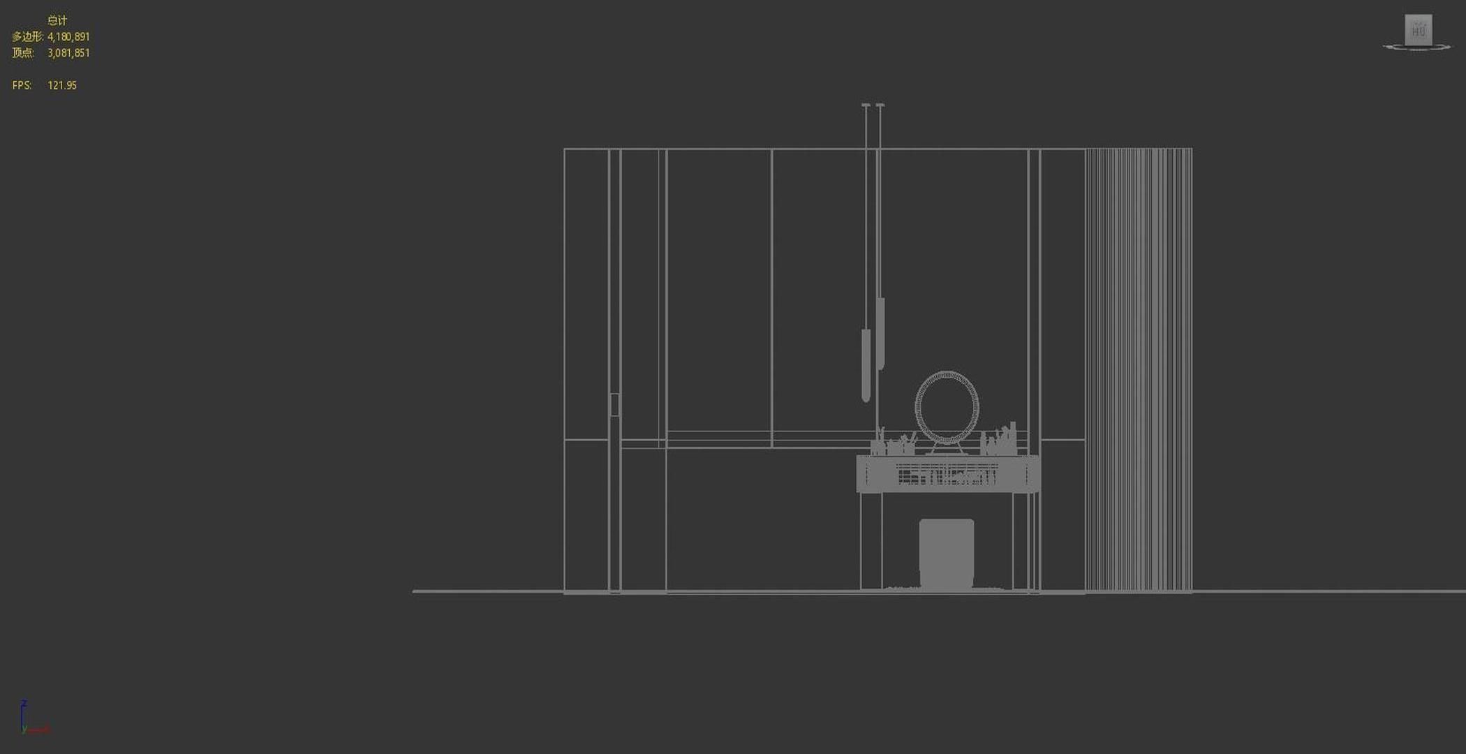 Modern Table Dressing Luxury 3D model_6