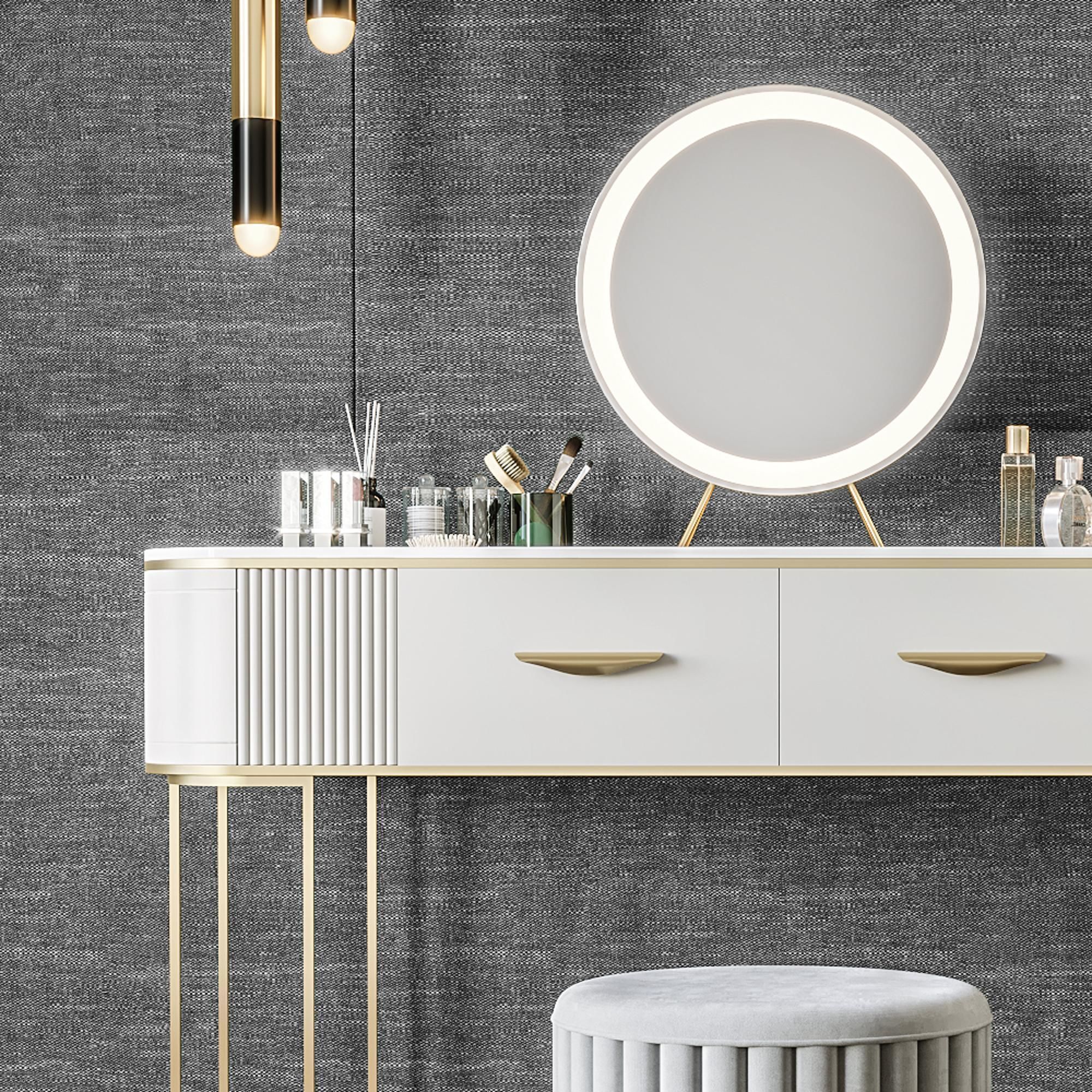 Modern Table Dressing Luxury 3D model_3