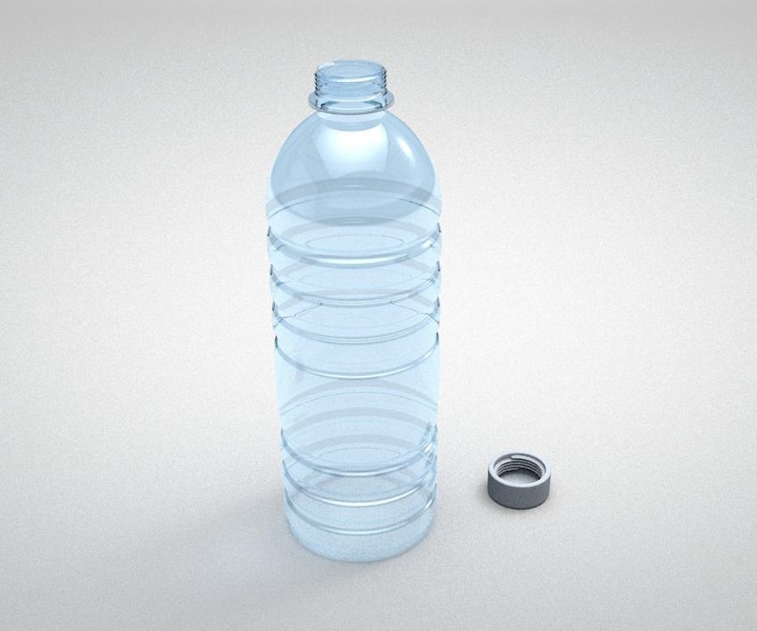 Water Bottle 3D model_6