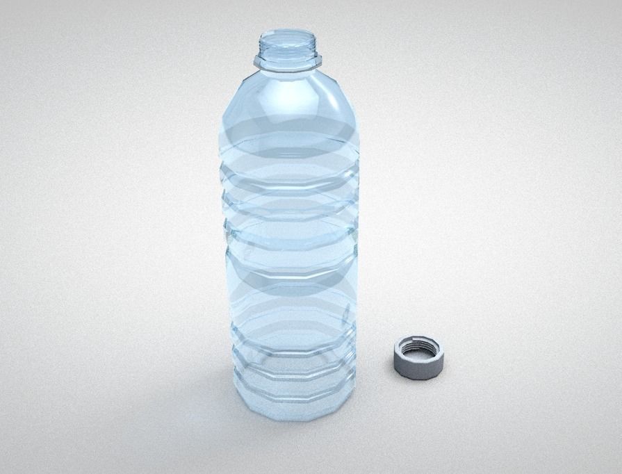 Water Bottle 3D model_7
