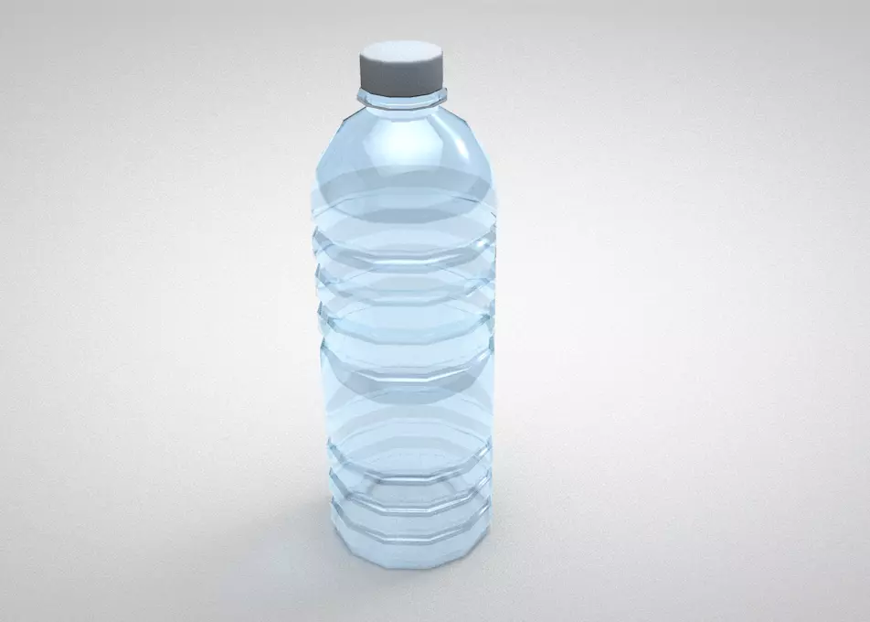 Water Bottle 3D model_0