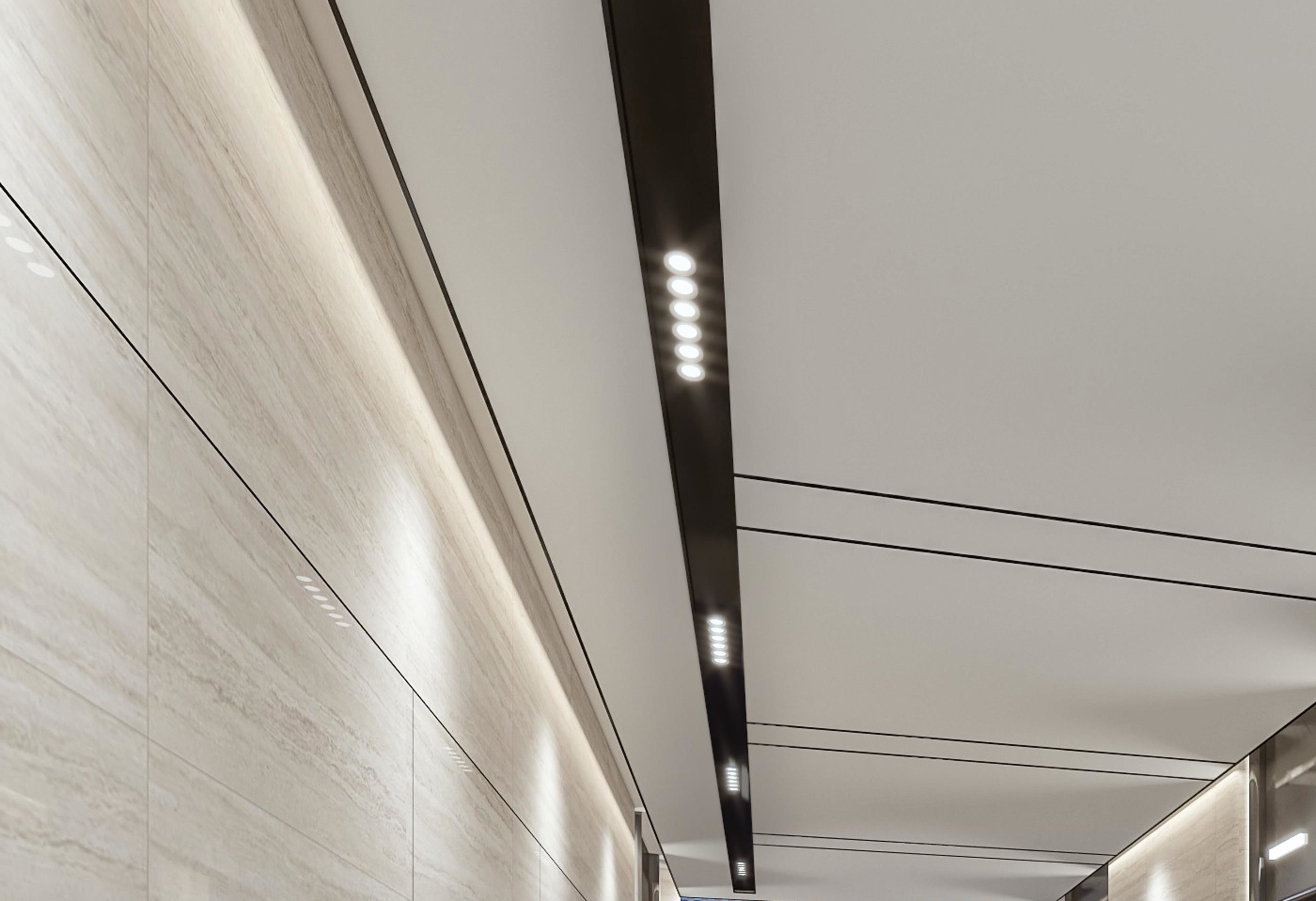 elevator Modern hall 3D model_4