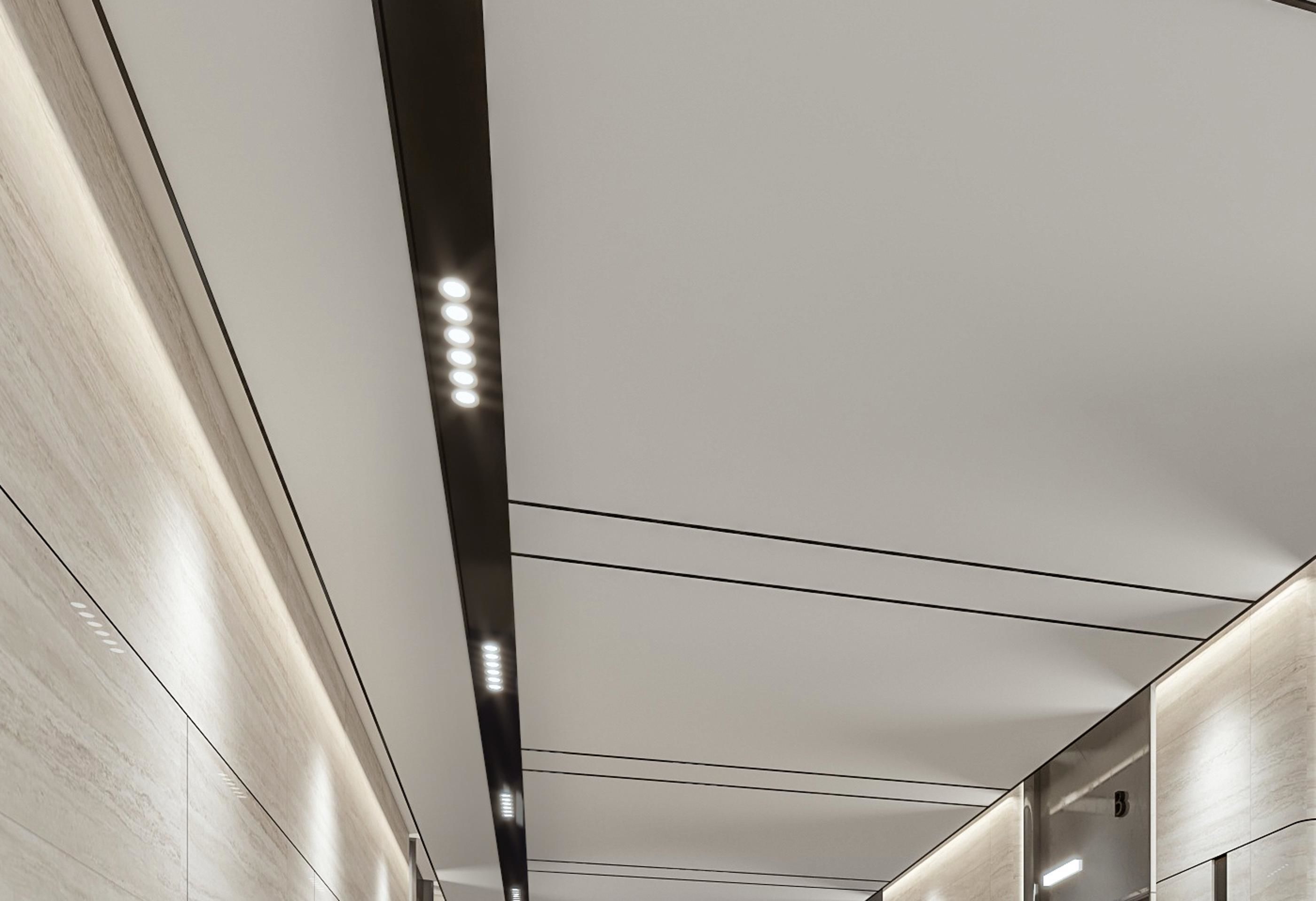 elevator Modern hall 3D model_3