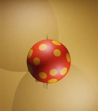 Designing a Smurfs house in a world Low-poly 3D model_1