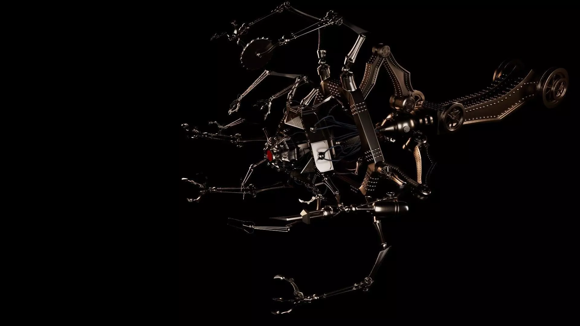 Fabrication Machine from the film 9  3D model_0