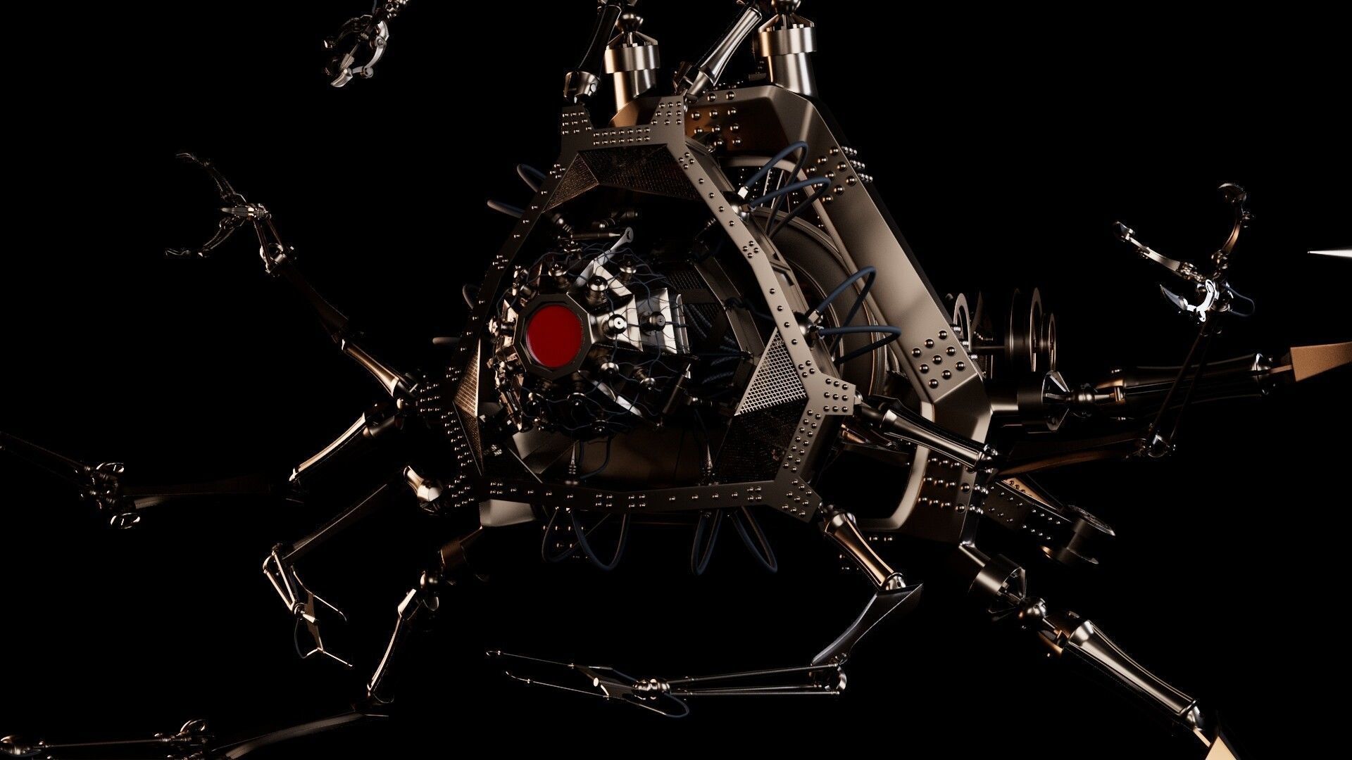 Fabrication Machine from the film 9  3D model_2