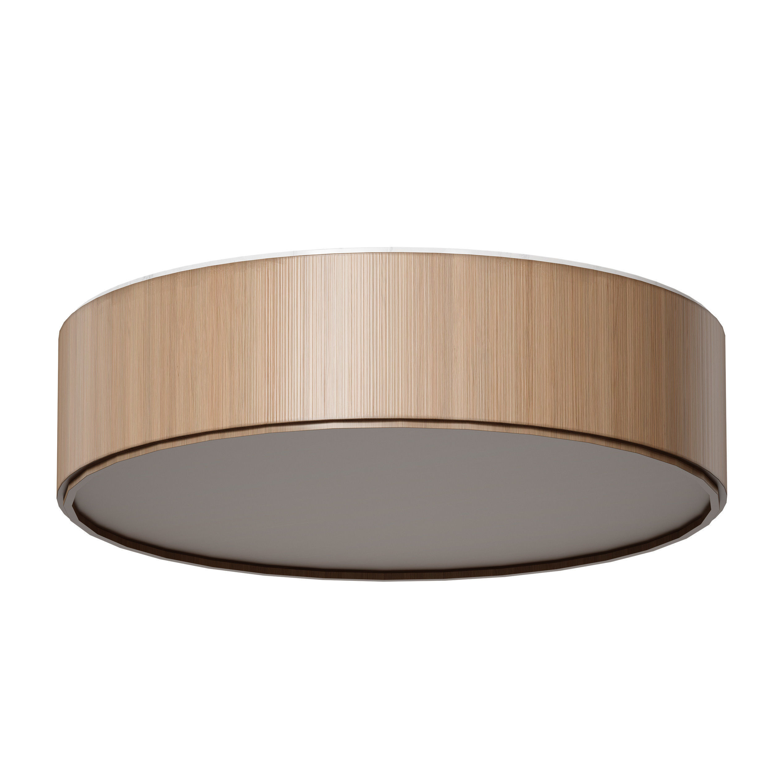 Troupe Round Pine Coffee Table Crate and Barrel 3D model_2