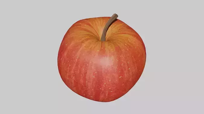 Realistic apple