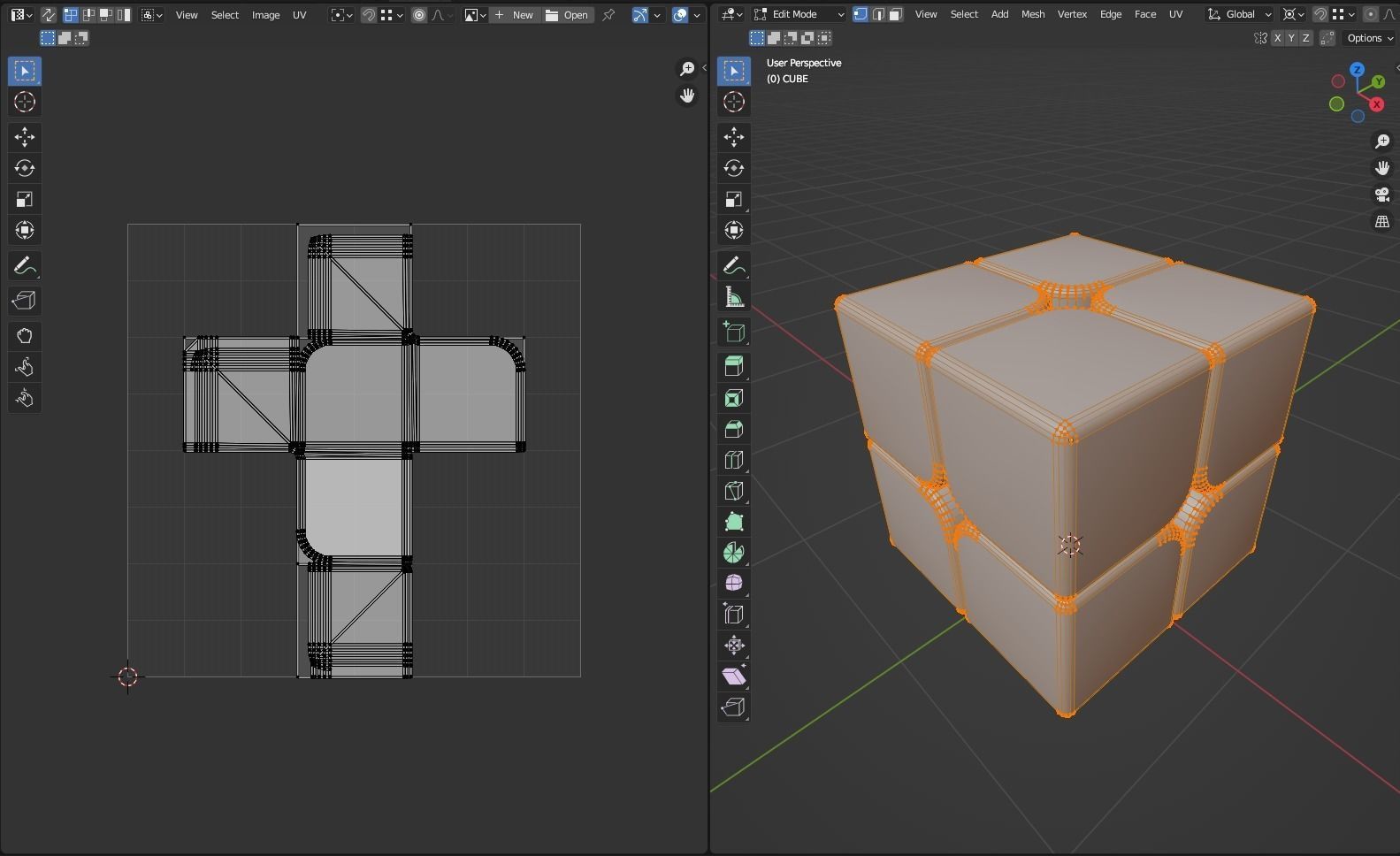 Rubiks Cube 2x2 3D model_11