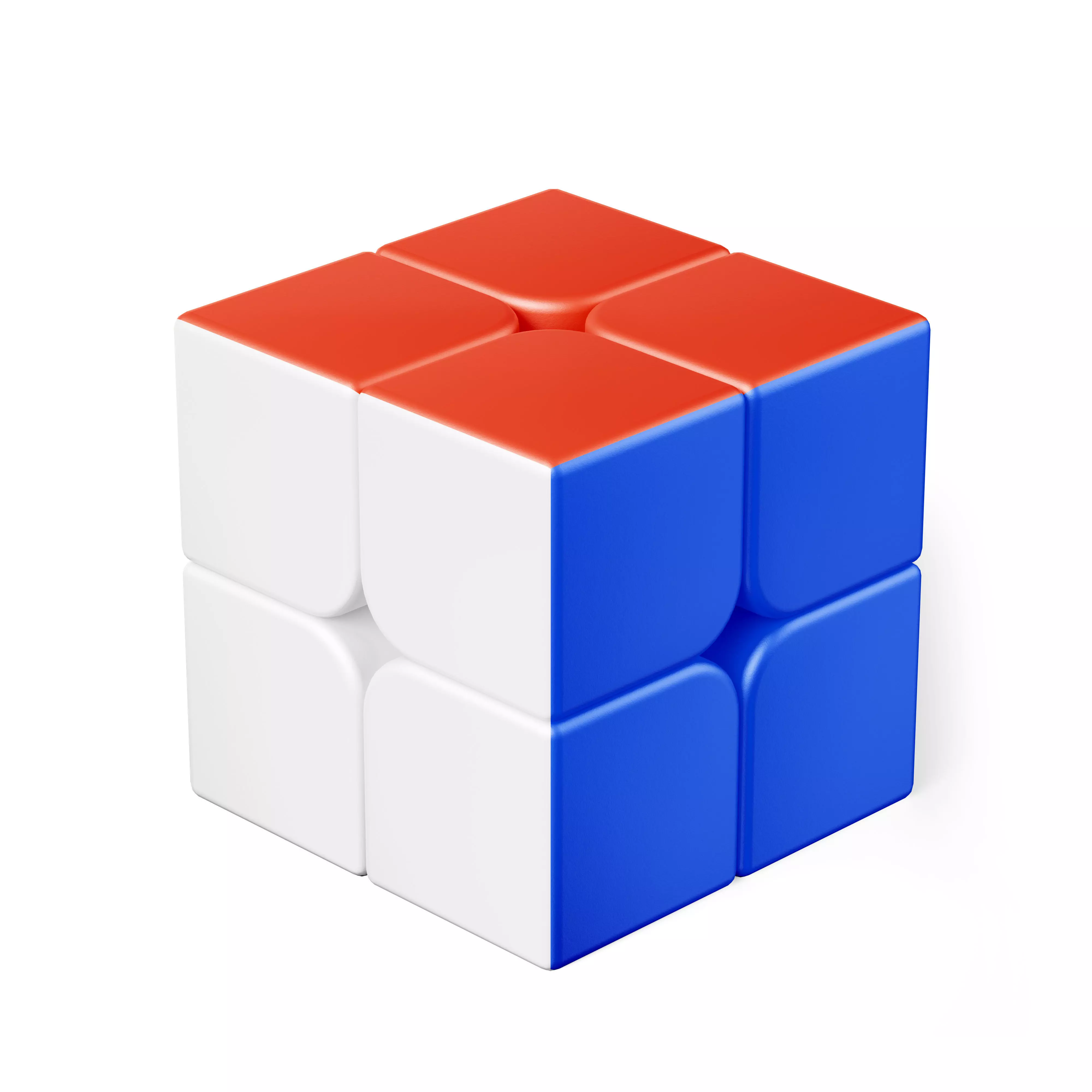 Rubiks Cube 2x2 3D model_0
