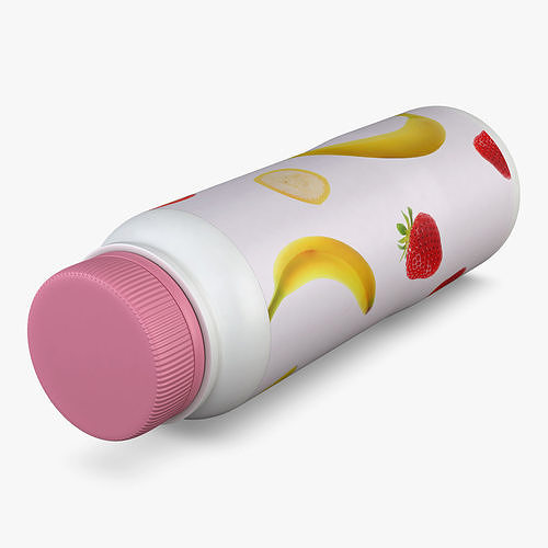 Cobey Yogurt Bottle 350ml Simple M 1 3D model 5