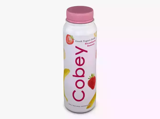 Cobey Yogurt Bottle 350ml Simple M 1 3D model