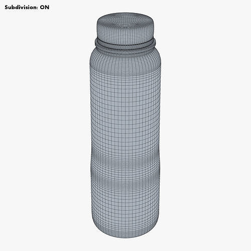 Cobey Yogurt Bottle 350ml Simple M 1 3D model 7