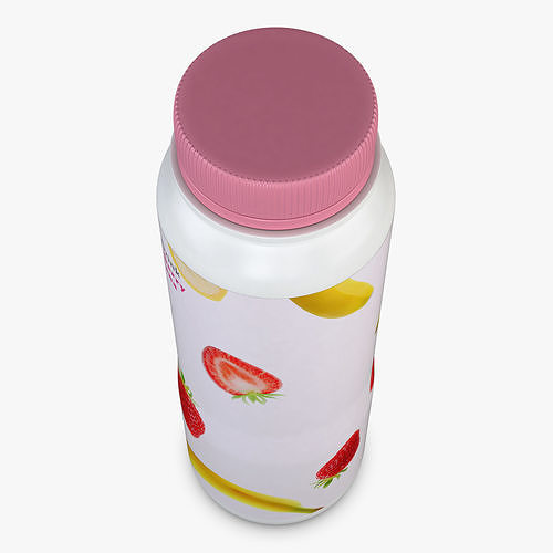 Cobey Yogurt Bottle 350ml Simple M 1 3D model 3