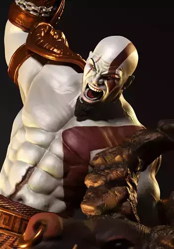 Kratos - God of War 3D print model