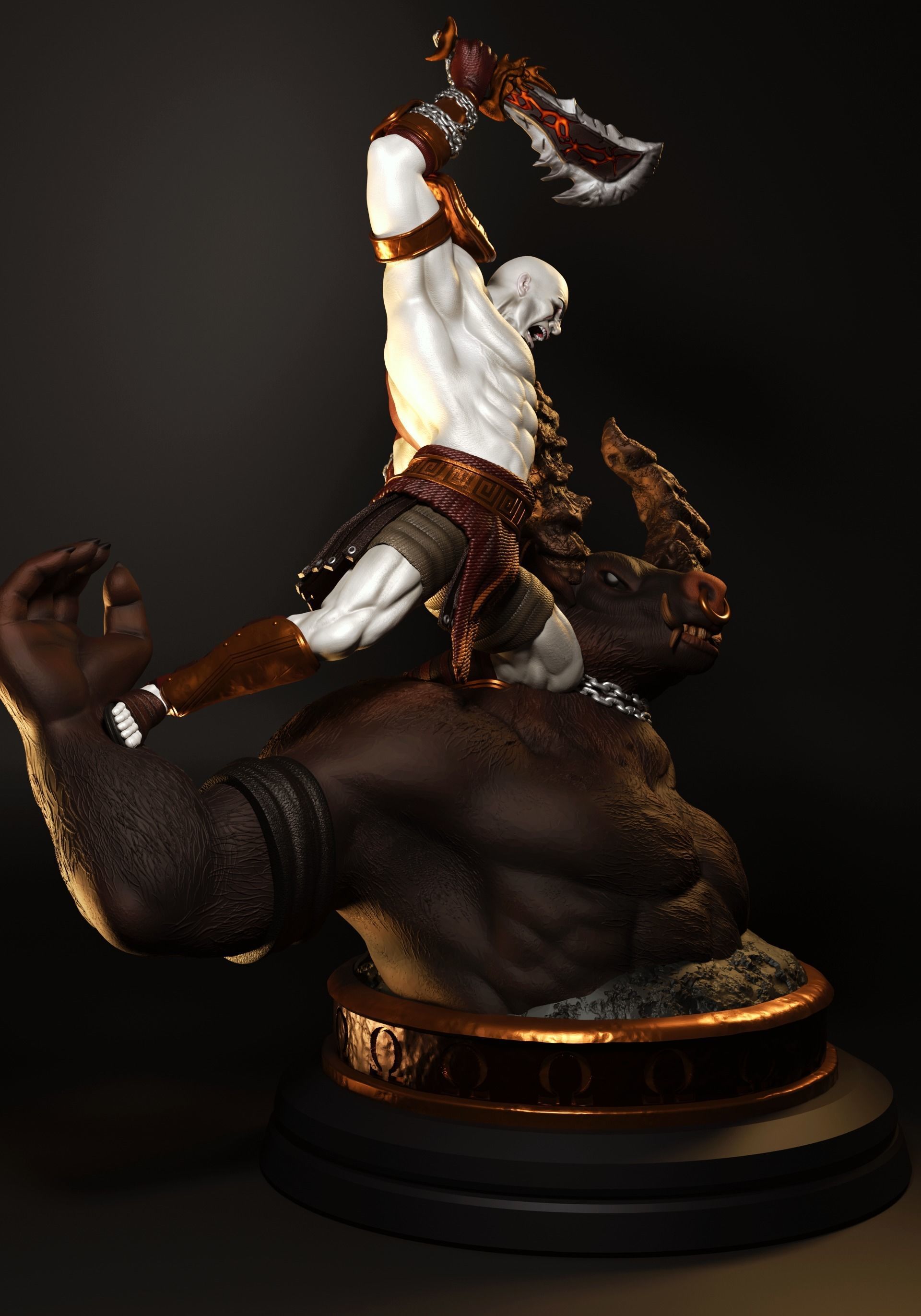 Kratos - God of War 3D print model_6