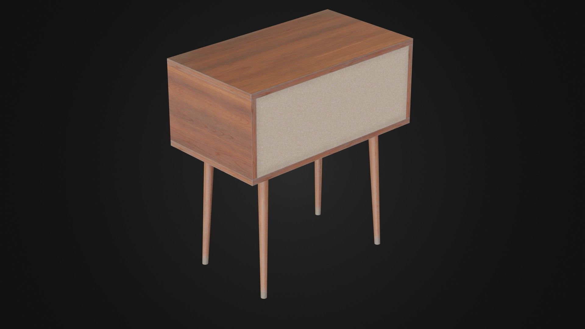 Soviet Cabine 04 Low-poly 3D model_28