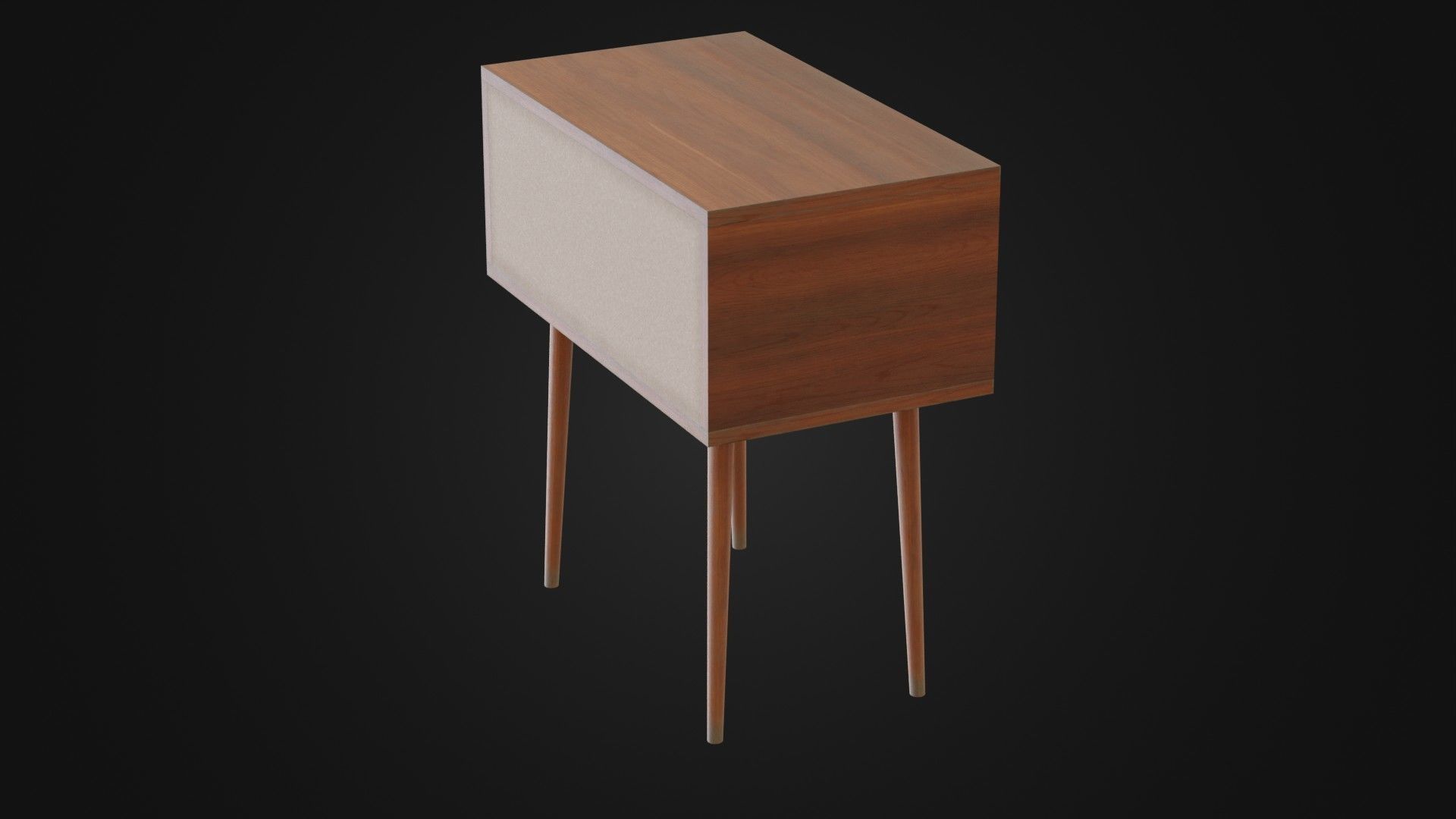 Soviet Cabine 04 Low-poly 3D model_15