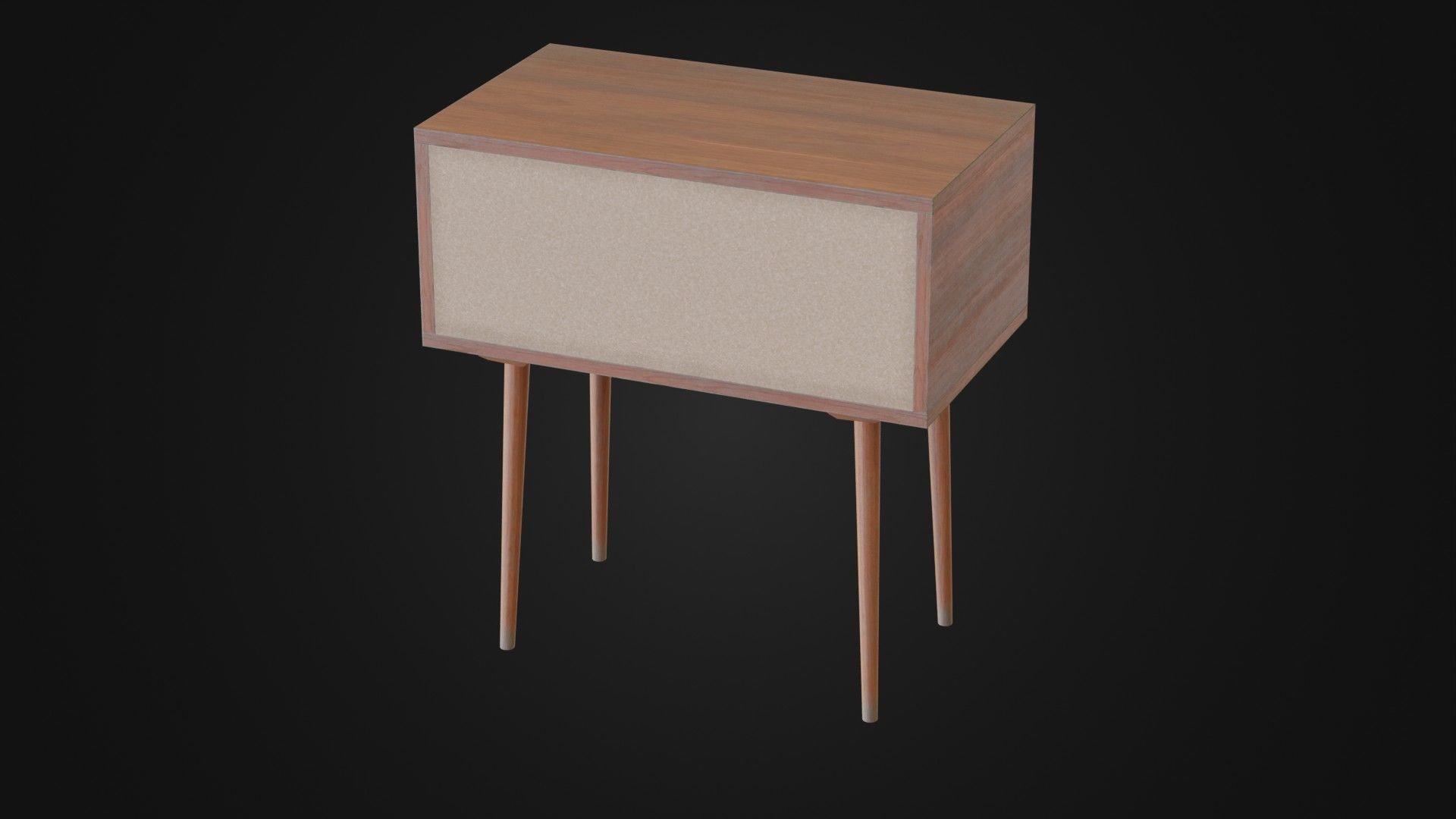 Soviet Cabine 04 Low-poly 3D model_20