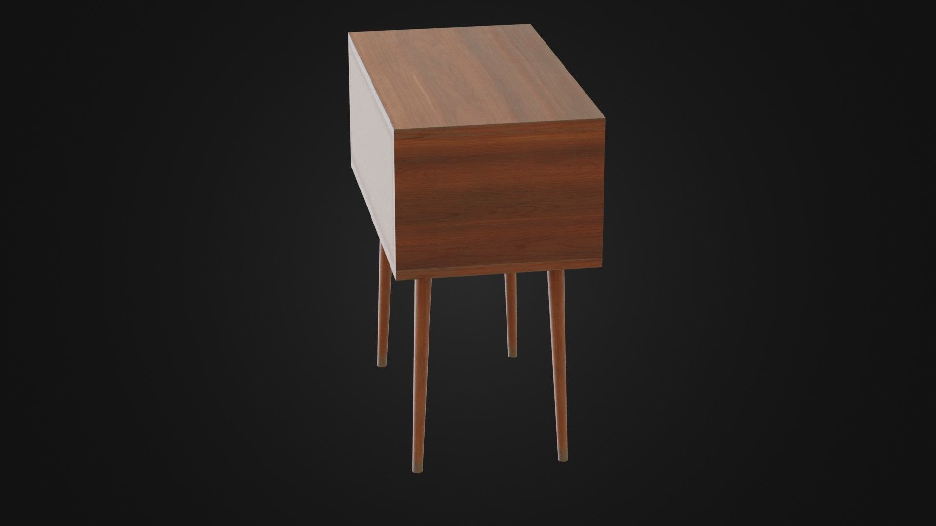 Soviet Cabine 04 Low-poly 3D model_13