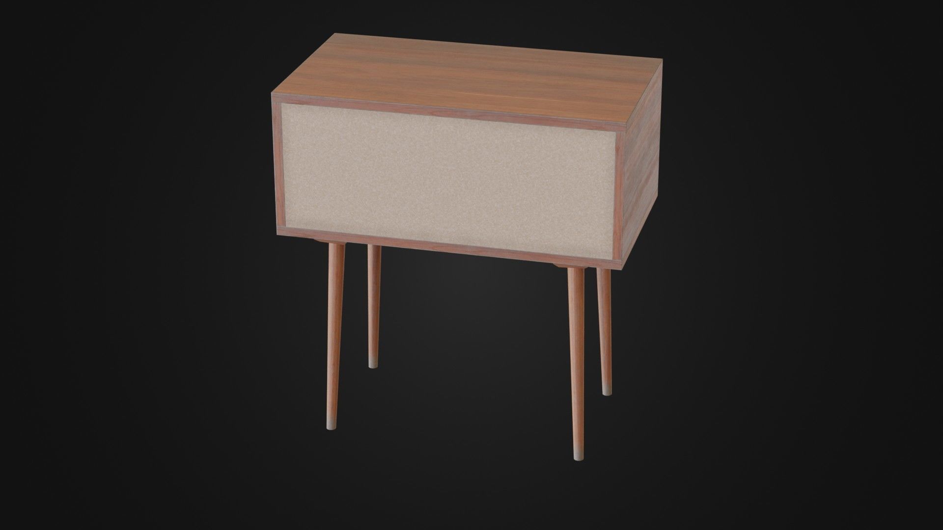 Soviet Cabine 04 Low-poly 3D model_21
