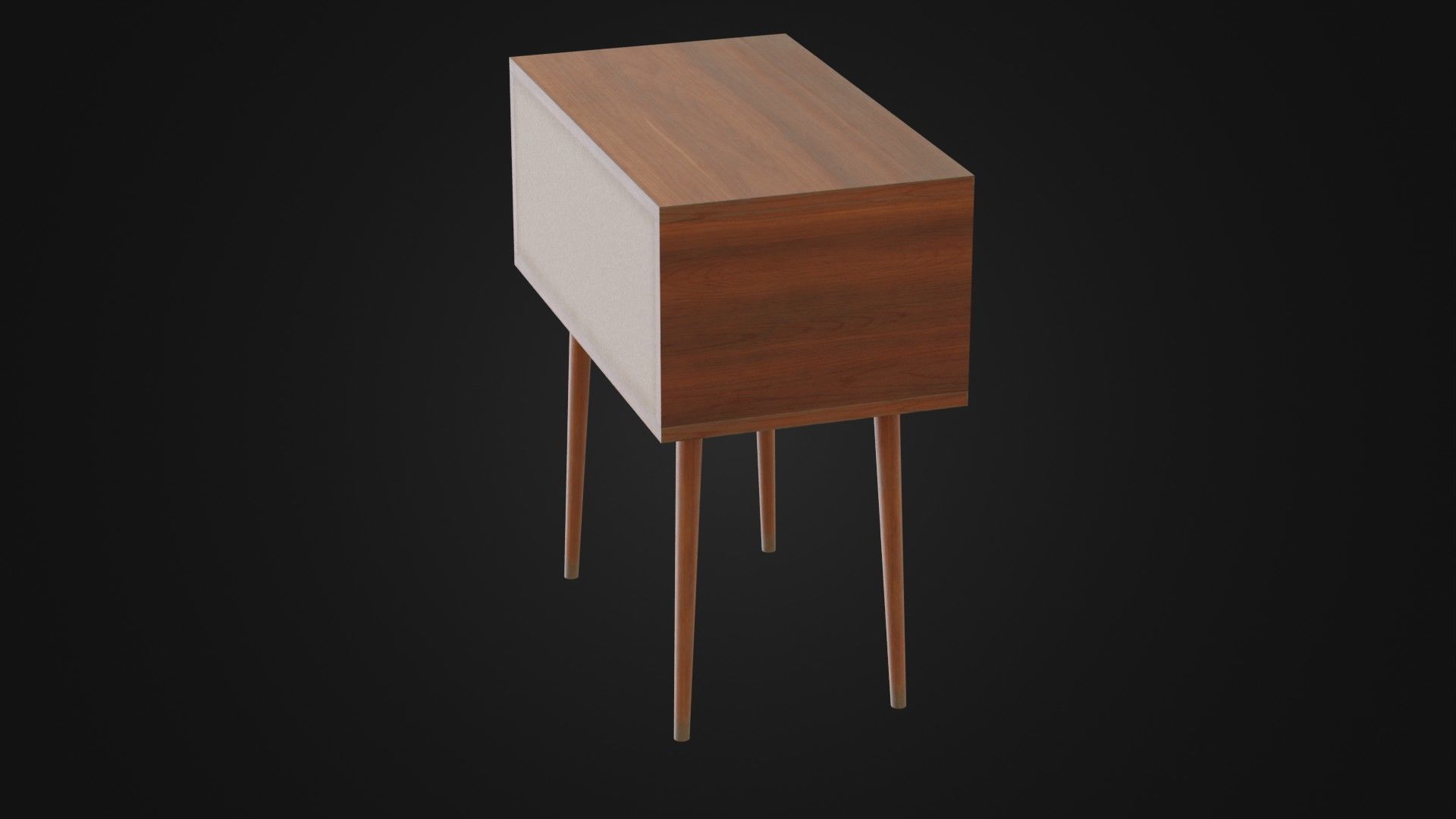 Soviet Cabine 04 Low-poly 3D model_14