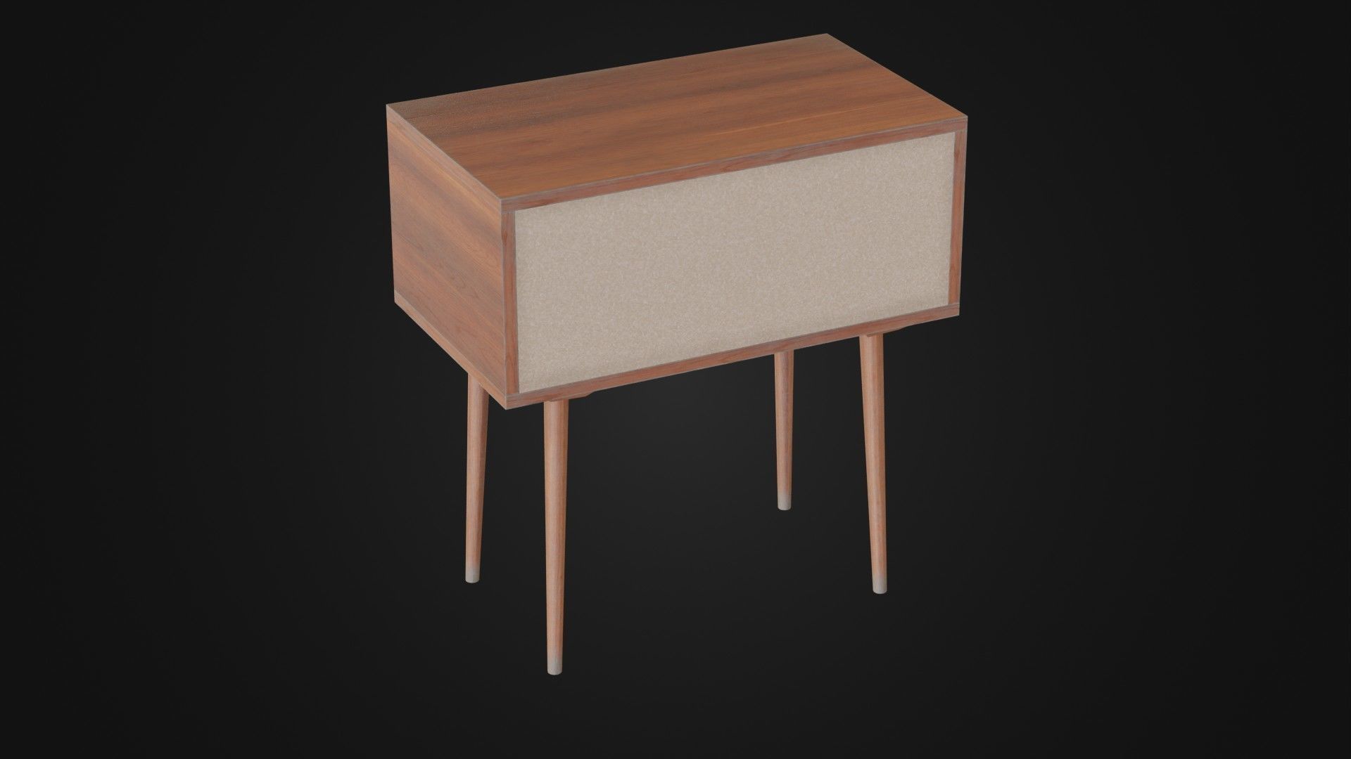 Soviet Cabine 04 Low-poly 3D model_26