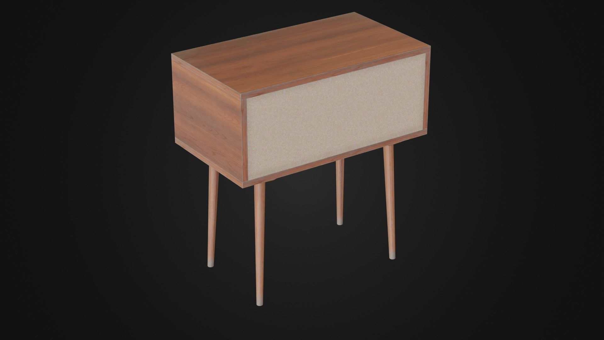 Soviet Cabine 04 Low-poly 3D model_27