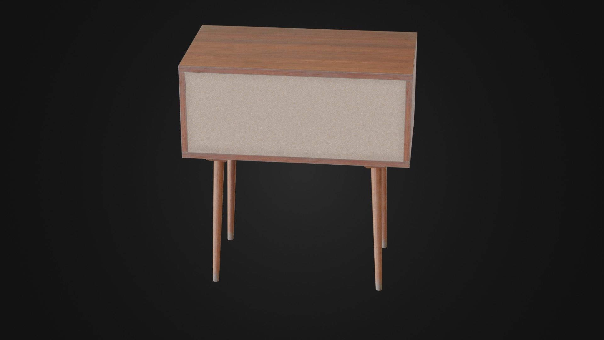 Soviet Cabine 04 Low-poly 3D model_22