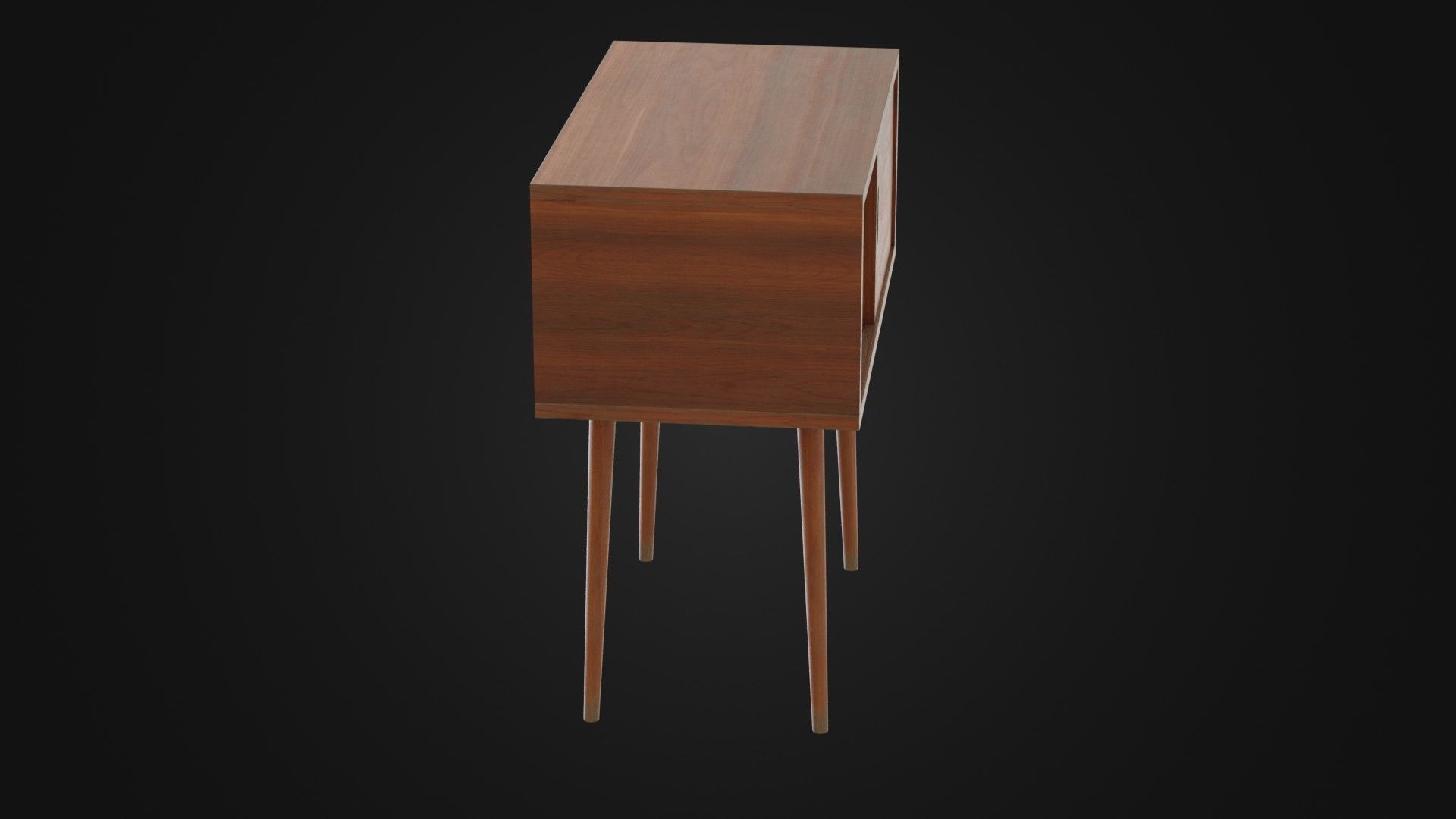 Soviet Cabine 04 Low-poly 3D model_11