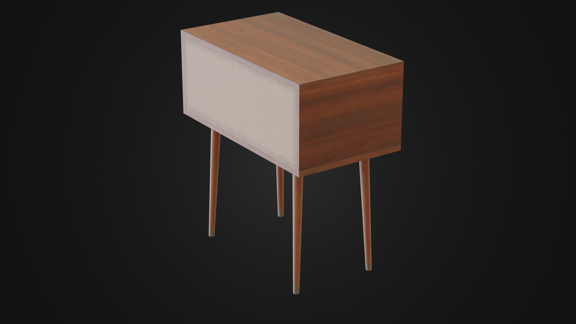 Soviet Cabine 04 Low-poly 3D model_16