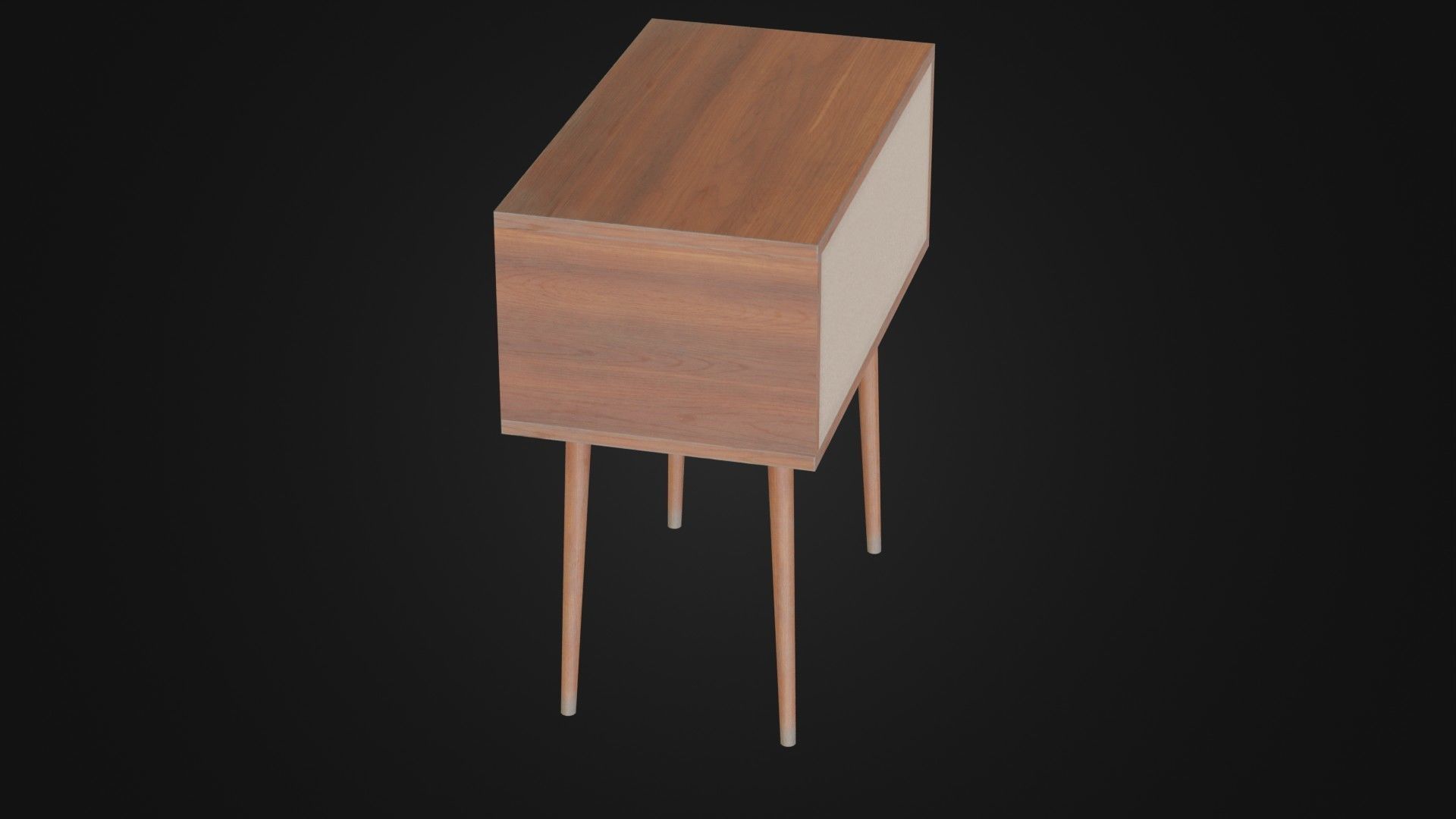 Soviet Cabine 04 Low-poly 3D model_32