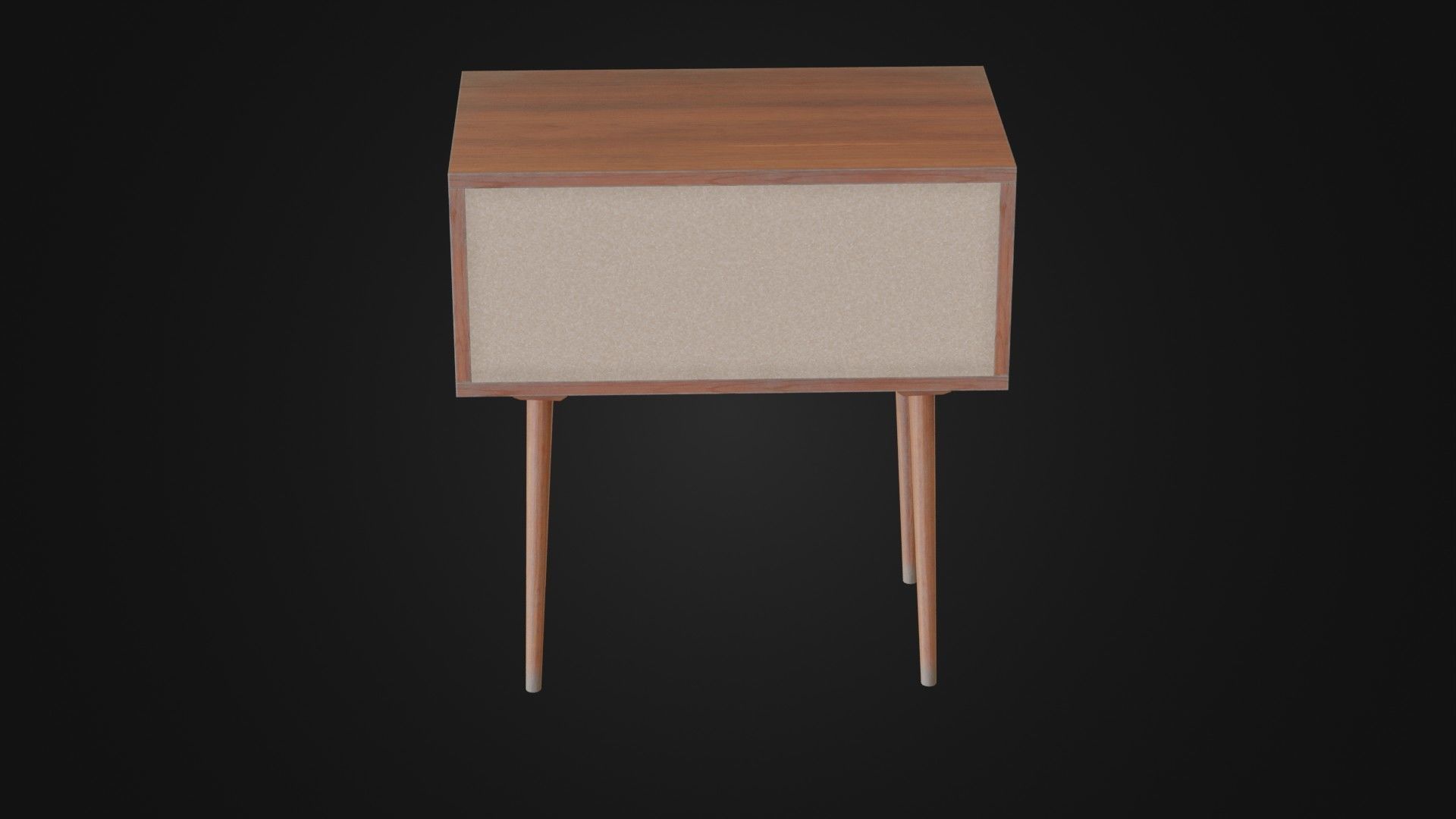 Soviet Cabine 04 Low-poly 3D model_23