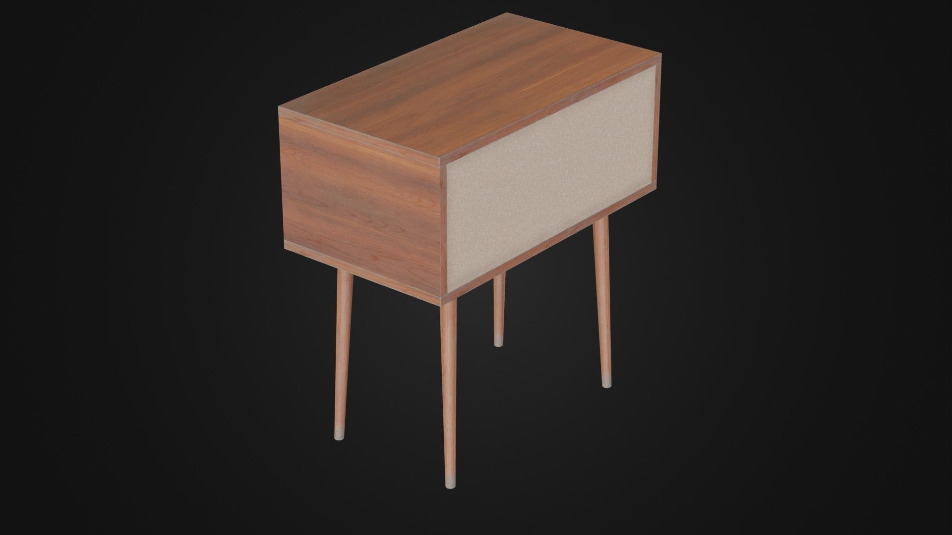 Soviet Cabine 04 Low-poly 3D model_29