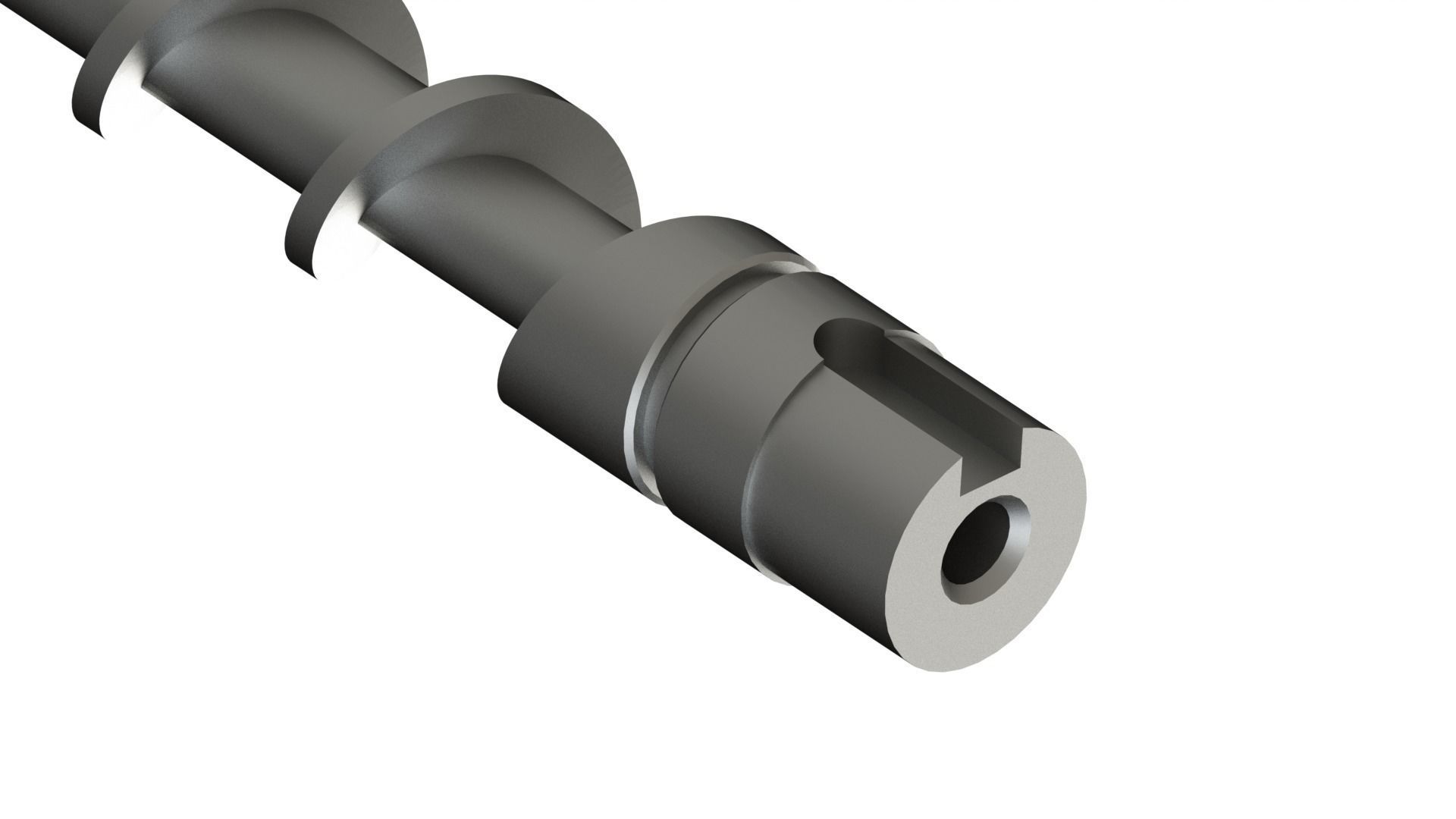 auger for filament extruder 3D model_9