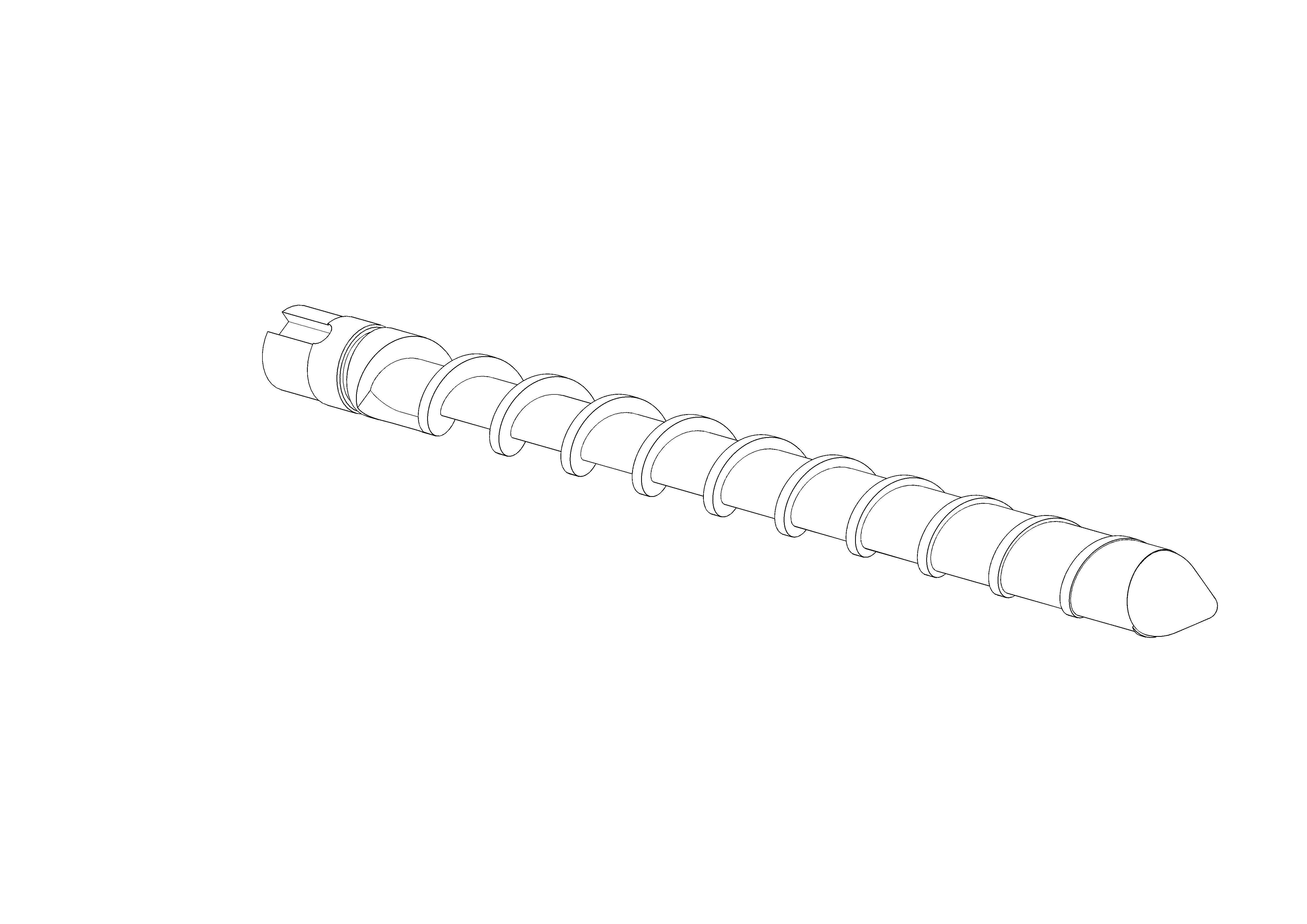 auger for filament extruder 3D model_10