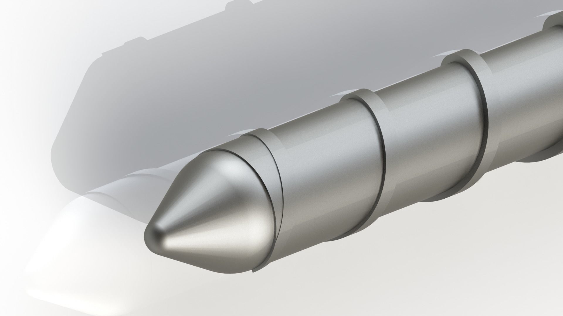 auger for filament extruder 3D model_8